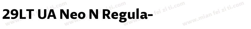29LT UA Neo N Regula字体转换